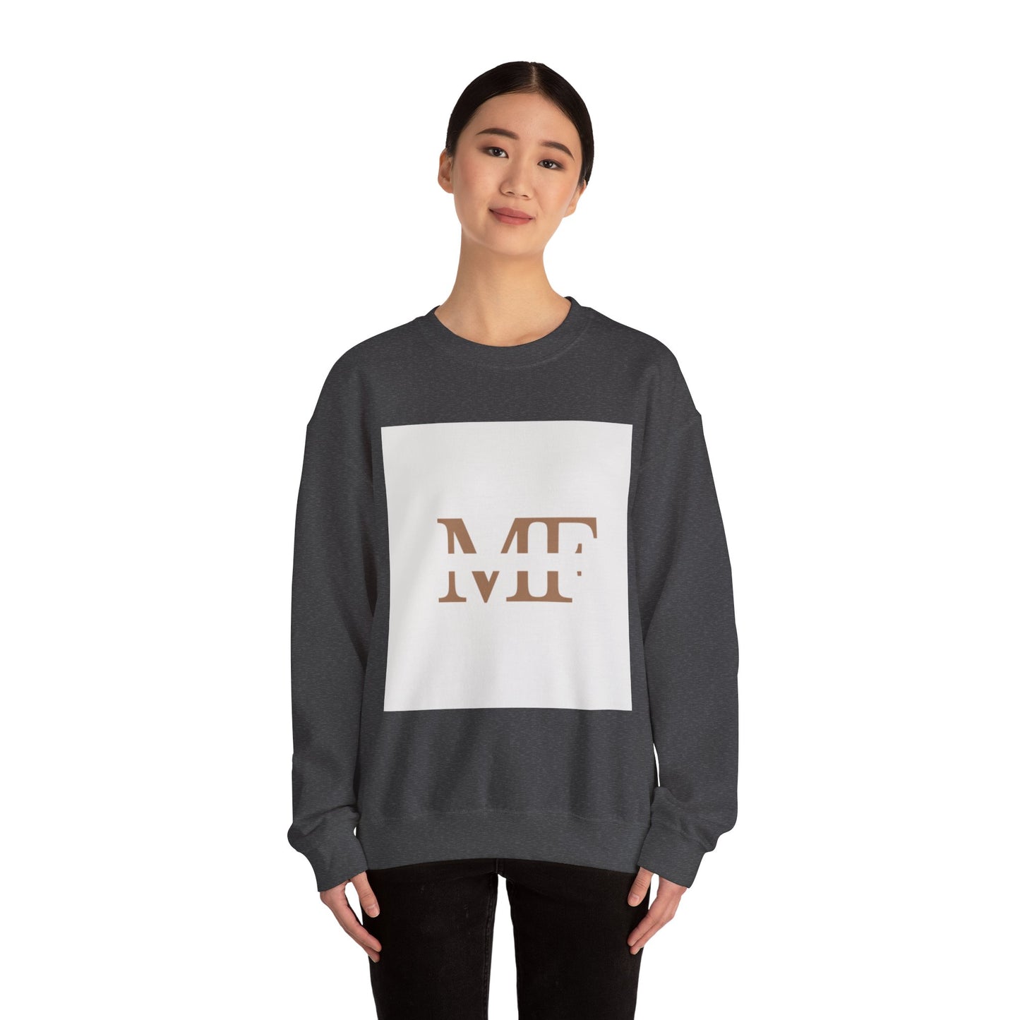 Minimalist Monogram Unisex Heavy Blend™ Crewneck Sweatshirt