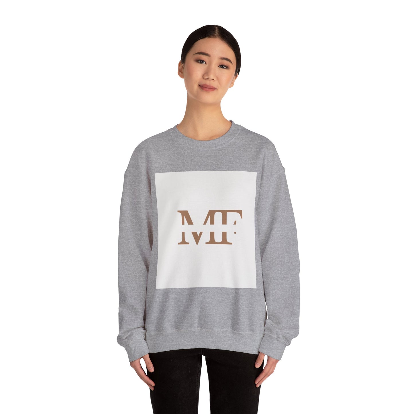 Minimalist Monogram Unisex Heavy Blend™ Crewneck Sweatshirt