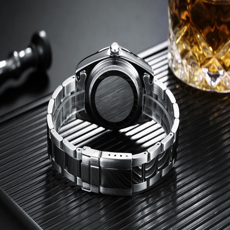 Automatic Mechanical Luminous Steel Band Watch