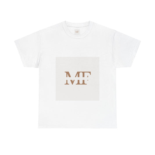 Minimalist Monogram Unisex Heavy Cotton Tee