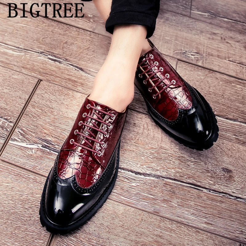 Loafers Men Wedding Shoes Coiffeur Fashion Black Oxford Shoes For Men Formal Italian Dress 2024 Patent Leather Shoes Men Classic