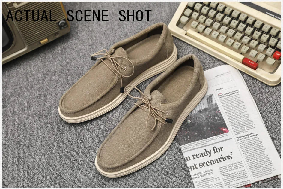 BHKH New Loafers Shoes Men 2024 Spring/ Summer Kid Suede Leather Men Casual Shoes Comfy Men's Flat Fashion Boat Shoes