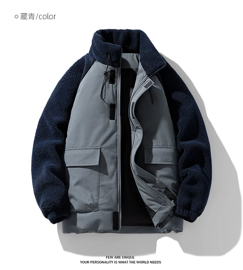 Snow Coat Thickened Warm Cotton Parkas With Hood Top Quality Wind-Resistant Roupas Hot Masculinas Casacos De Inverno Masculino