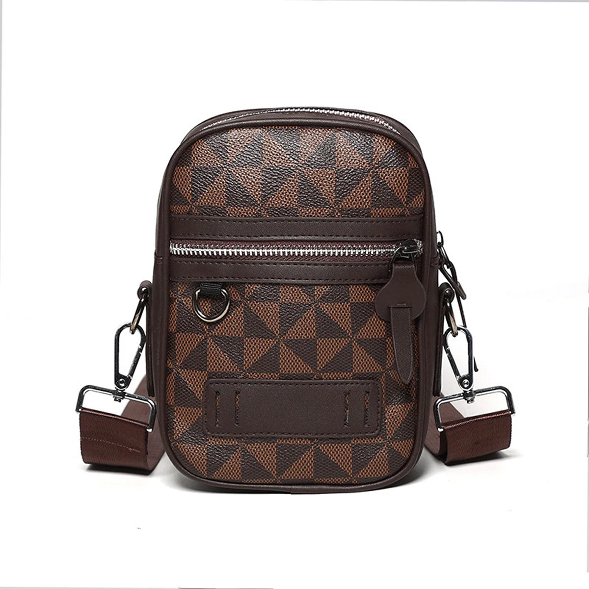 1PCS Fashion Small Square Bag Women's Bag Men's Bag PU Mobile Phone Crossbody Shoulder Bags Trend Street Men's Satchels Bags