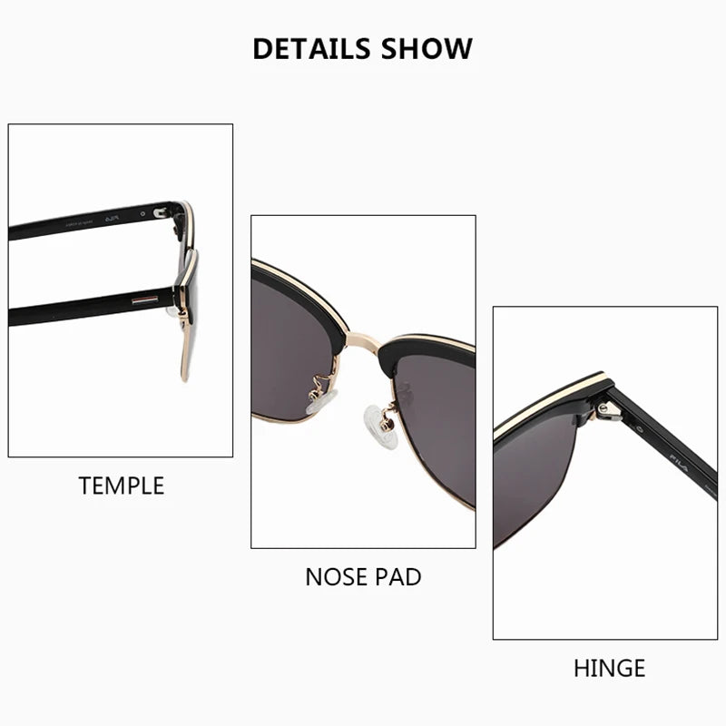 ZENOTTIC Fashion 100% UV400 Protection Square Sunglasses - Acetate Polarized Sun Glasses for Drive Travel