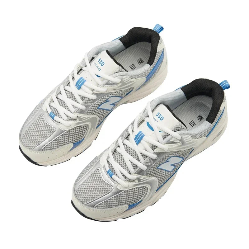 Four season versatile sports shoes for women,  summer men's shoes, popular men's shoes, versatile mesh white sneakers