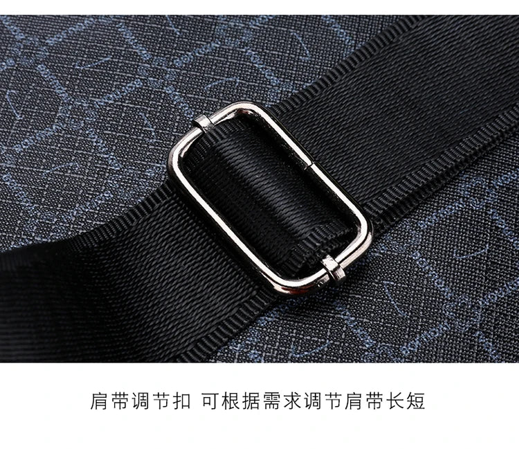 Men's Small Bag Handbag Business Style PU Leather Male Crossbody Bag Phone Bag Vintage Pattern Design Men's Handbag Shoulder Bag