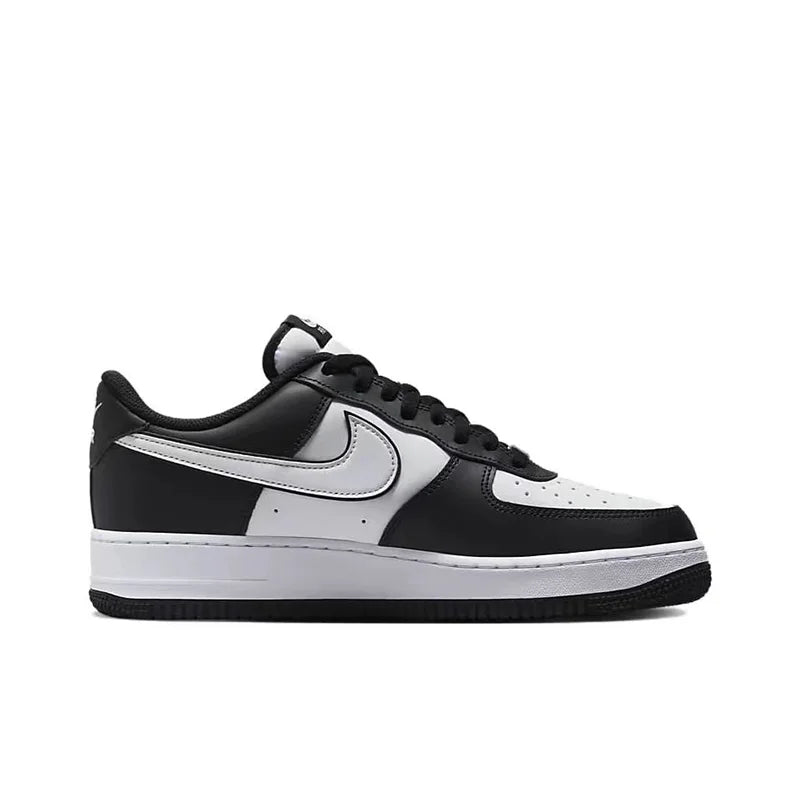 Air Force 1 Nike Low "Panda" black and white casual retro versatile men and women sports shoes, anti slip low top board shoes