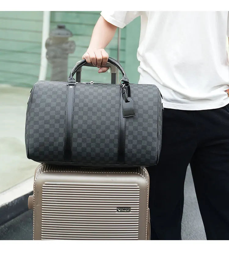 New Classic Men's and Women's Same Handbag Fashionable Casual All-matching Luggage Bags Large Capacity Diagonal Bags