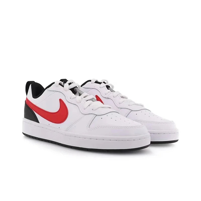 Nike Court Borough Low2 Youth Nike Shoes Fashion and Casual Trendy Women Shoes Anti slip and Durable Children Board Shoes