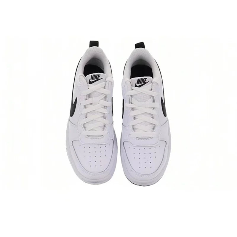 Nike Court Borough Low2 Youth Nike Shoes Fashion and Casual Trendy Women Shoes Anti slip and Durable Children Board Shoes