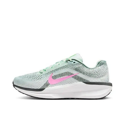 Nike Winflo 11 Men's and Women's Style Pink Green Black Fitness Training Cushioned Elastic Breathable Wear Running Shoes