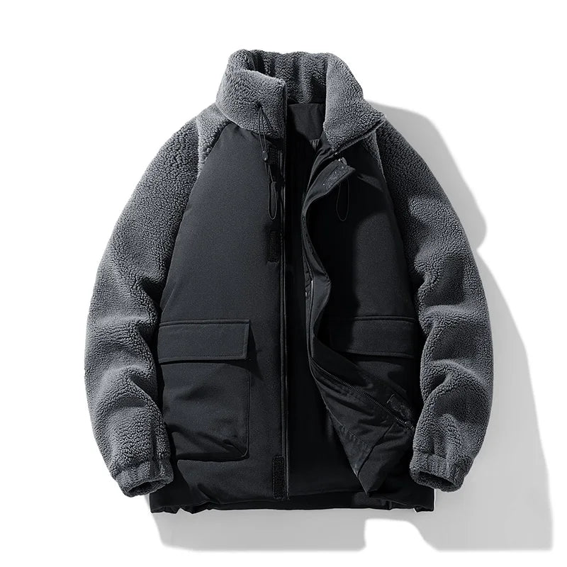 Snow Coat Thickened Warm Cotton Parkas With Hood Top Quality Wind-Resistant Roupas Hot Masculinas Casacos De Inverno Masculino