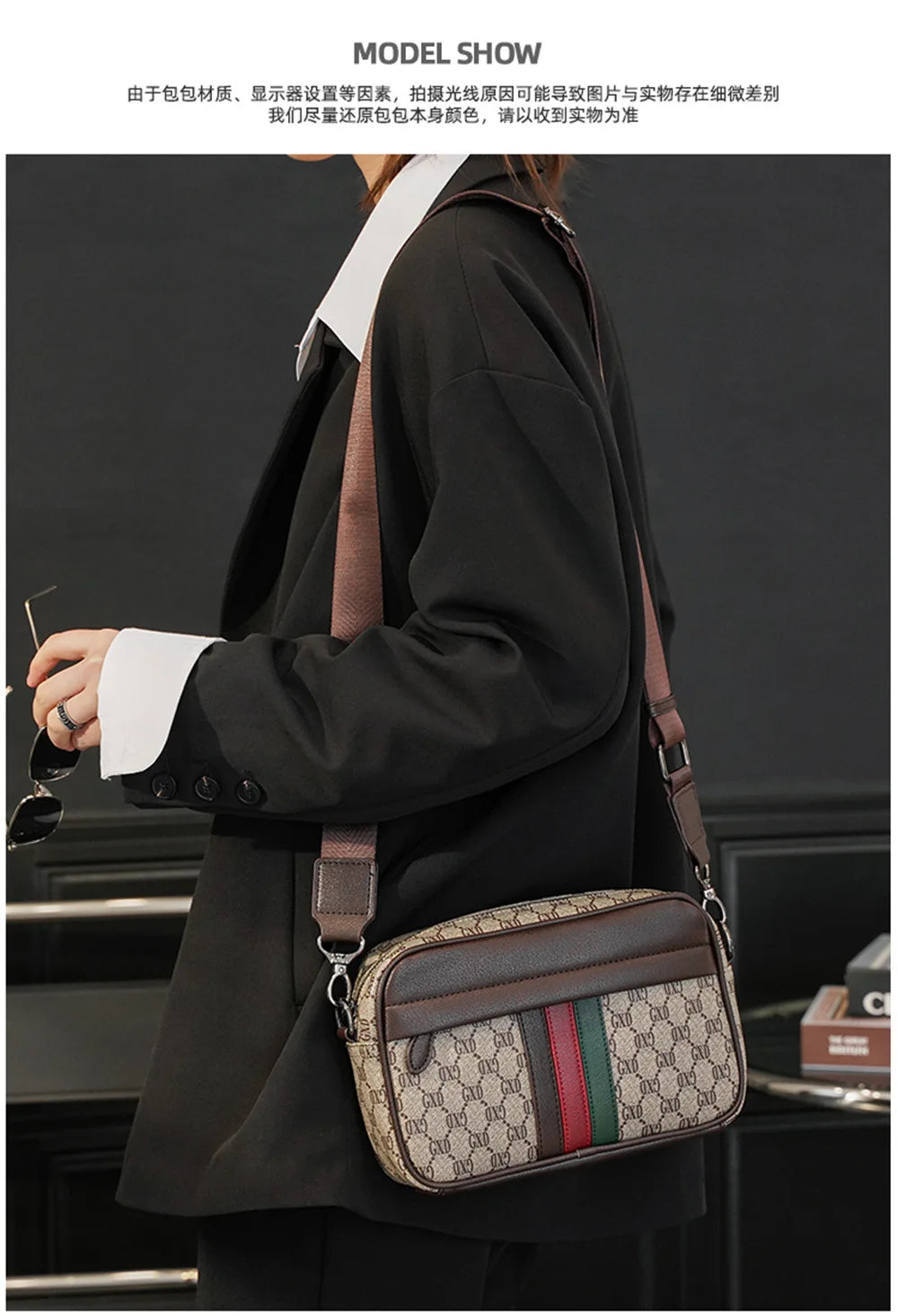 Brand Small Men Crossbody Bags for Men bag Casual Shoulder Bags Man Messenger Bag Designer Business Male Purse Sling Pack Unisex